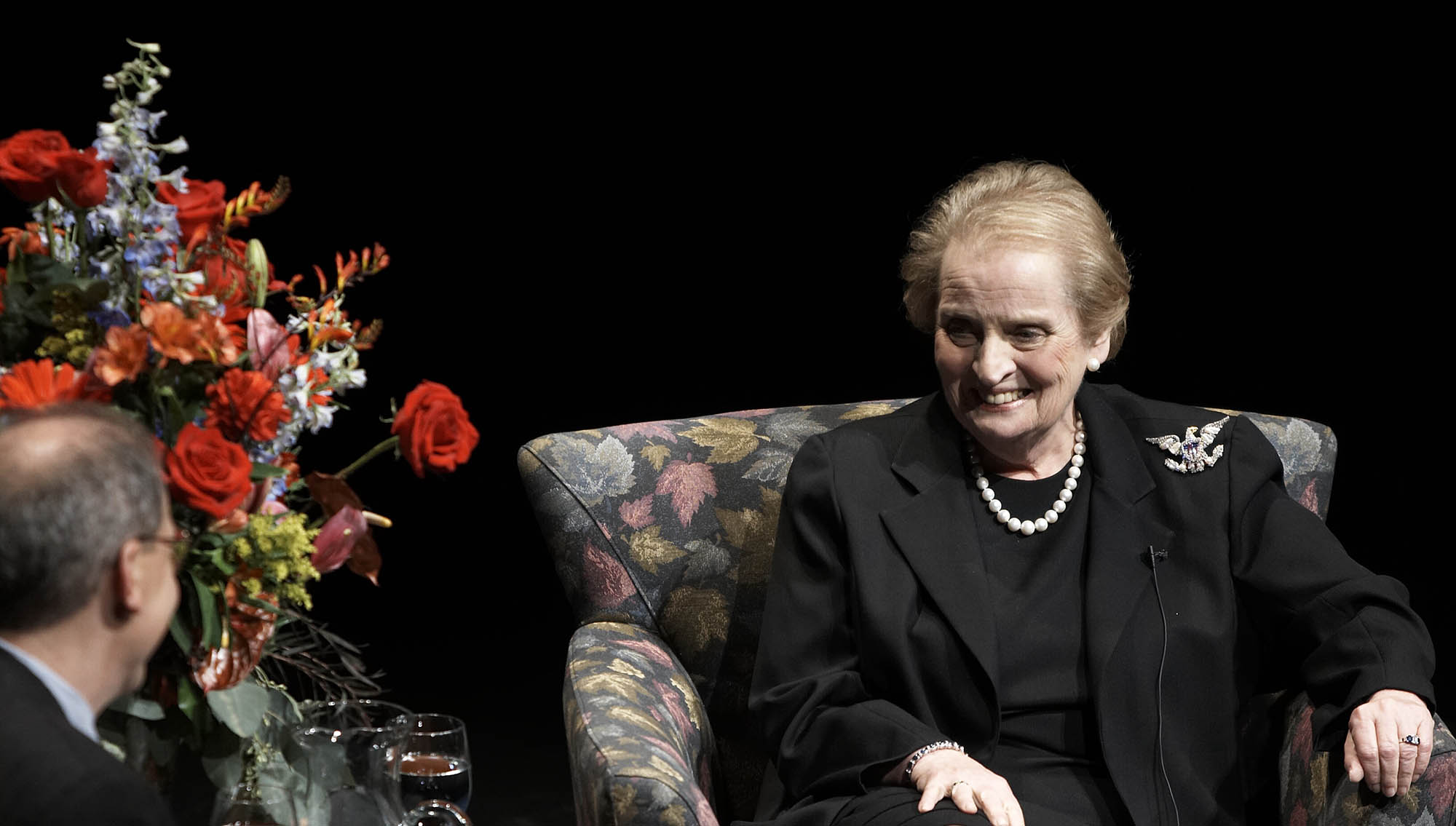 Madeleine Albright speaking at the Lied Center, 2006